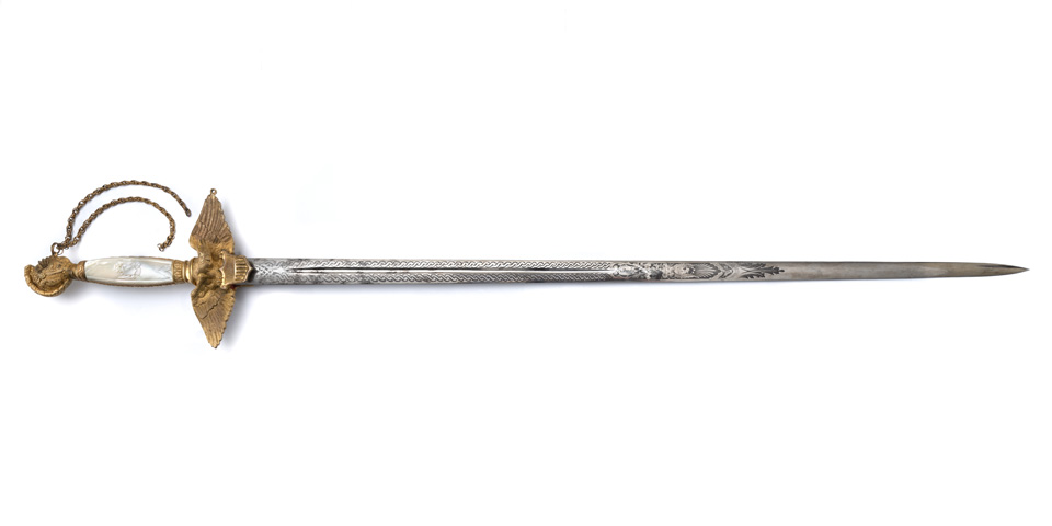 Charles Hovey's sword.