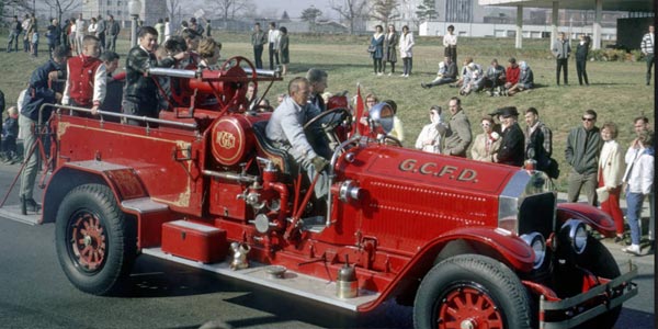 Homecoming parade, November, 1964.