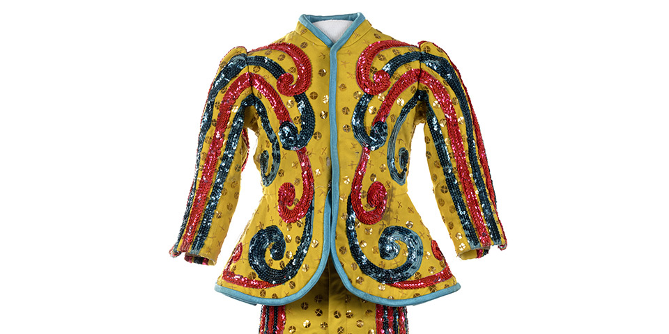 sequined circus costume